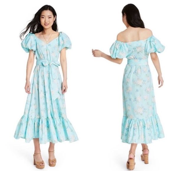 LoveShackFancy Dresses & Skirts - LoveShackFancy x Target Estelle Blue Dress